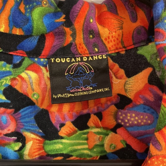 Vintage Toucan Dance Hawaiian Shirt - Picture 5 of 6